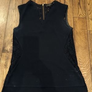 Black Ted Baker Sheer Lace Back too, TB size 0